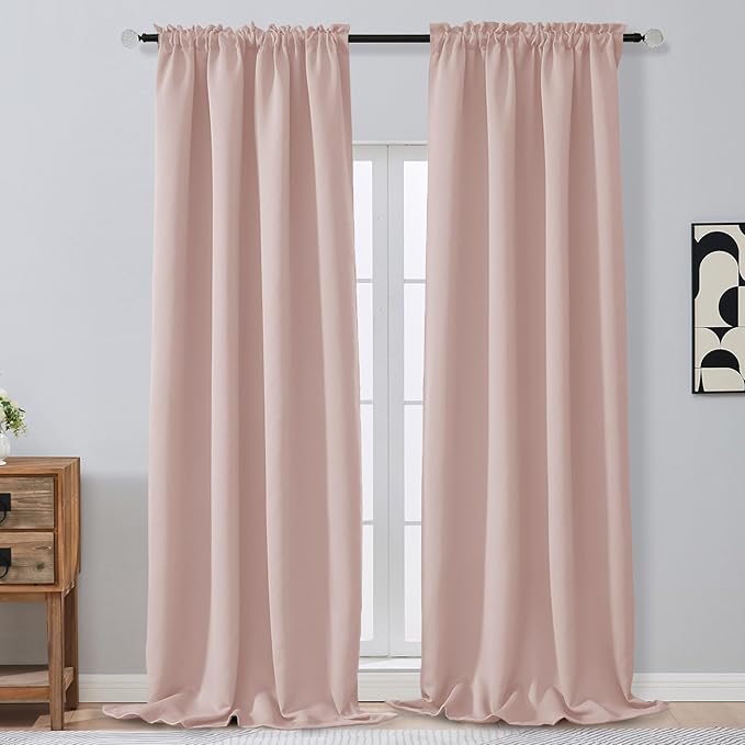 OVZME Extra Long 10 FT Blackout Curtains by OVZME