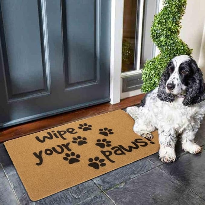 FGSS Wipe-Your-Paws Natural-Coir-Doormat Non-Slip Front-Door-Welcome-Mat - Image 5
