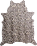 Faux Small Leopard Print Rug, Cheetah Rug 2.6x3.4 Small Animal Print Skin by WARMHAVEN