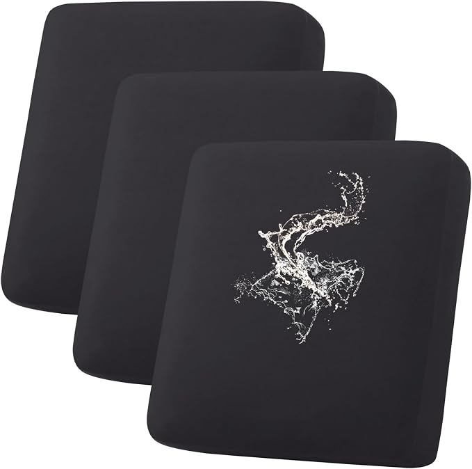 hyha Waterproof Couch Cushion Covers, Stretch Sofa Couch Seat Slipcover by hyha