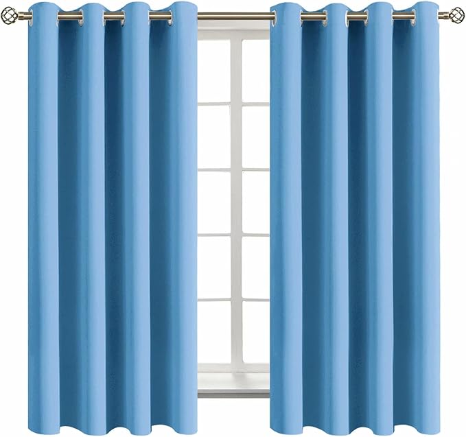 BGment Room Darkening Curtains 63 Inches Long by BGment