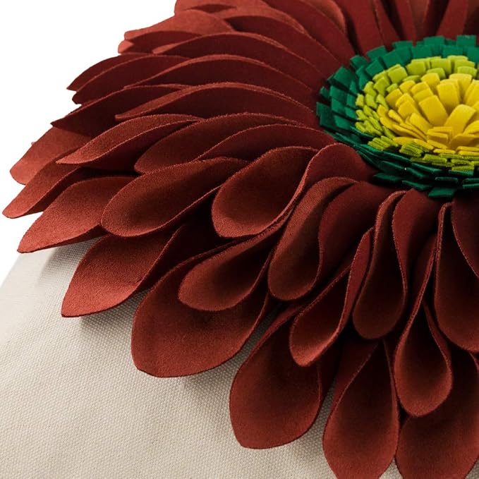 OiseauVoler 3D Sunflower Throw Pillow Covers Decorative Floral Pillowcases - Image 4