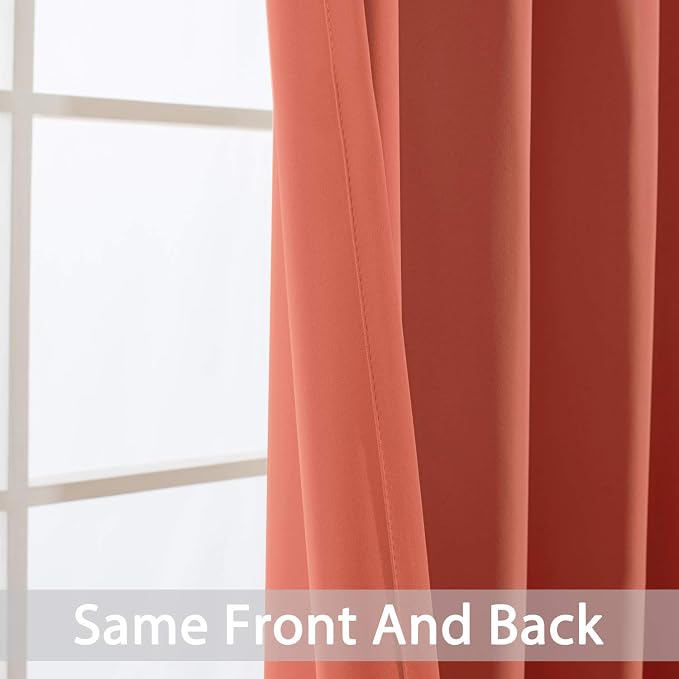 Yakamok 96 inch Long Solid Blackout Curtains - Image 6