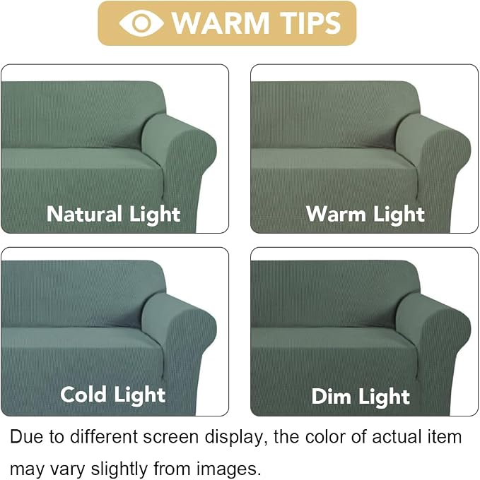 H.VERSAILTEX Stretch Sofa Covers 4 Seater Sofa Slipcovers - Image 3