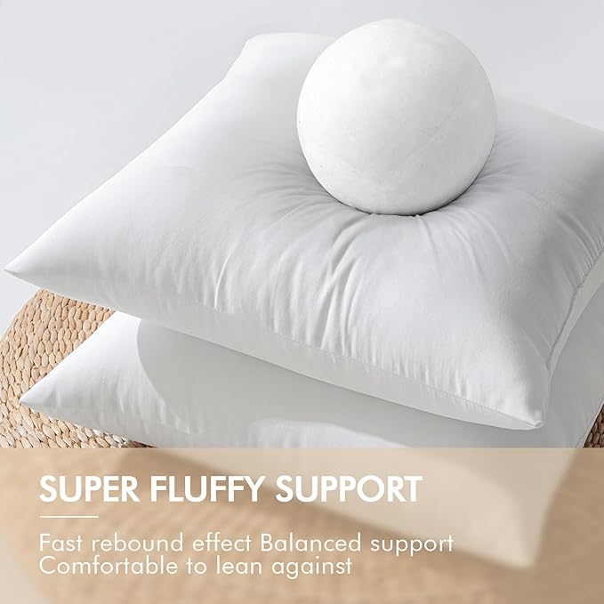 MIULEE Pack of 2 12x20 Inch Outdoor Pillow Inserts Waterproof Decorative Throw - Image 5