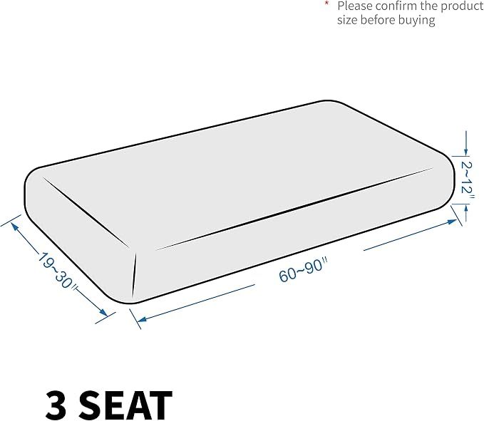 MAXIJIN Velvet Stretch Couch Cushion Covers Soft Sofa Cushion Cover Replacement - Image 5