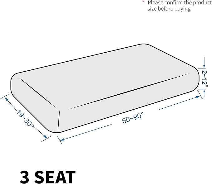 MAXIJIN Velvet Stretch Couch Cushion Covers Soft Sofa Cushion Cover Replacement - Image 6