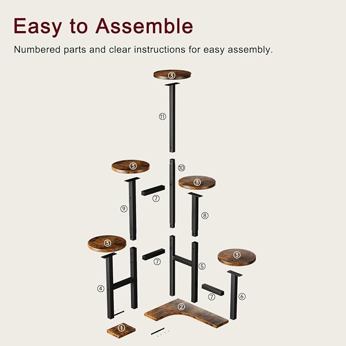 Yzosvki Corner Plant Stand Indoor - Image 9