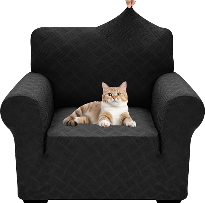 YEMYHOM Couch Cover Latest Jacquard Design High Stretch Sofa Chair Covers by YEMYHOM