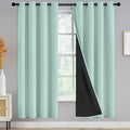 Yakamok 100% Blackout Curtains for Bedroom 72 Inch Length, Total Light Blocking by Yakamok