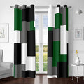 Tyrot Green 100% Blackout Curtains by TyrotHomeDecor
