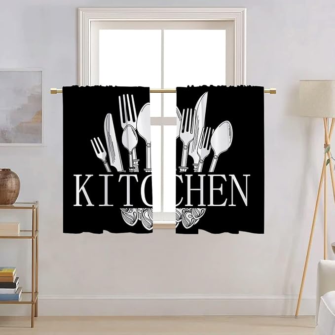 Farmhouse Kitchen Curtains - Image 2