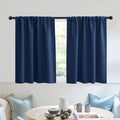 RYB HOME Blackout Privacy Bathroom Window Curtains, Short Thermal Insulated by RYBHOME