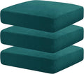 MAXIJIN Velvet Stretch Cushion Covers Fitted Couch Cushion Slipcovers Sofa Seat by MAXIJIN