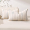 Hckot Throw Pillow Covers 12x20 Set of 2 Blue Pillow Covers Farmhouse by Hckot