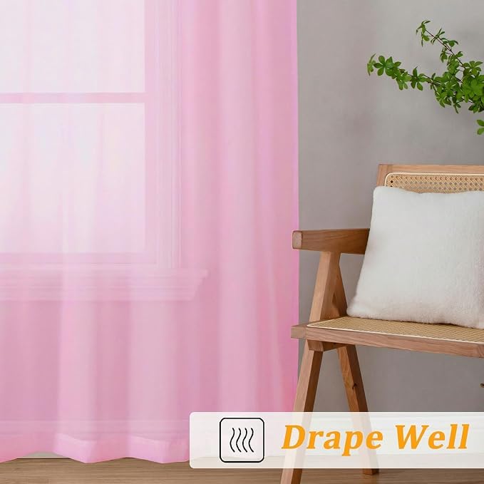 Gwine Extra Long Sheer Curtains 120 Inches Long - Image 6