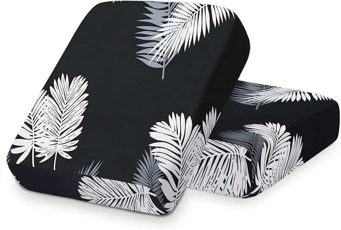 SearchI 2PC Printed Sofa Couch Cushion Covers Replacement Chair Cushion by SearchI