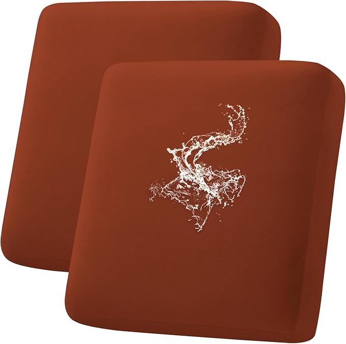 hyha Waterproof Couch Cushion Covers, Stretch Sofa Couch Seat Slipcover by hyha