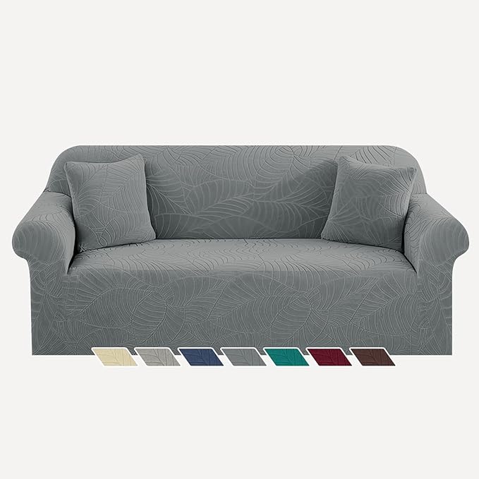 YEMYHOM Couch Cover Latest Jacquard Design High Stretch Sofa Covers by YEMYHOM