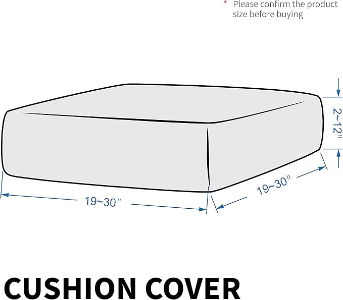 MAXIJIN Velvet Stretch Cushion Cover Fitted Couch Cushion Slipcovers 1 Pack Arm - Image 6