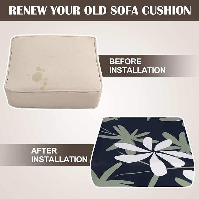 SearchI 2PC Printed Sofa Couch Cushion Covers Replacement Chair Cushion - Image 7