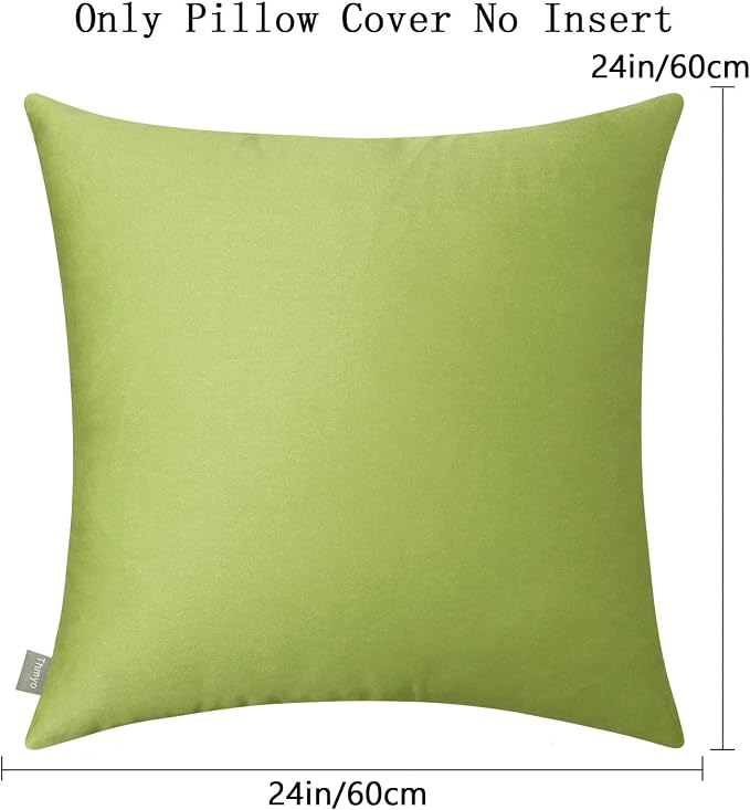 Thmyo 4-Pack 100% Cotton Comfortable Solid Decorative Throw Pillow Case - Image 5