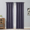 OVZME Greyish Purple Blackout Curtains by OVZME