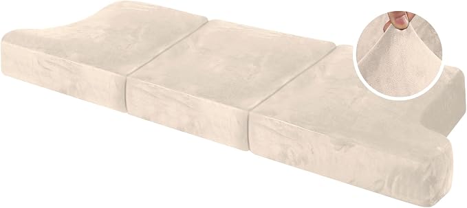 H.VERSAILTEX Stretch Velvet 3 Piece T Cushion Sofa Slipcovers Individually - Image 9