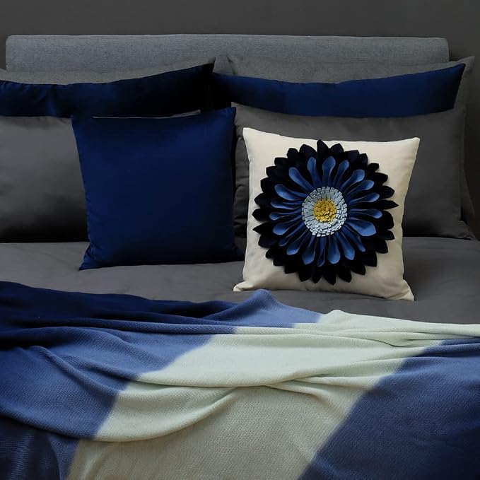 OiseauVoler 3D Sunflower Handmade Throw Pillow Cover Decorative Pillow Sham - Image 7