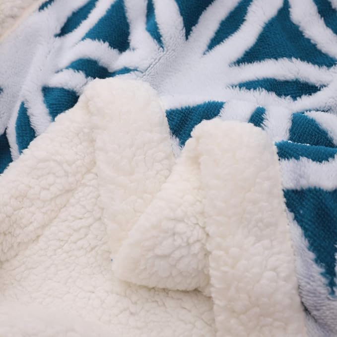 LOMAO Sherpa Fleece Blanket Fuzzy Soft Throw Blanket Dual Sided Blanket - Image 4
