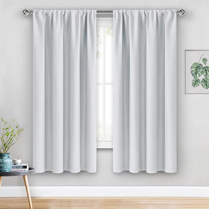 JIUZHEN Blackout Curtains for Bedroom– Thermal Insulated, Noise Reducing Room - Image 2
