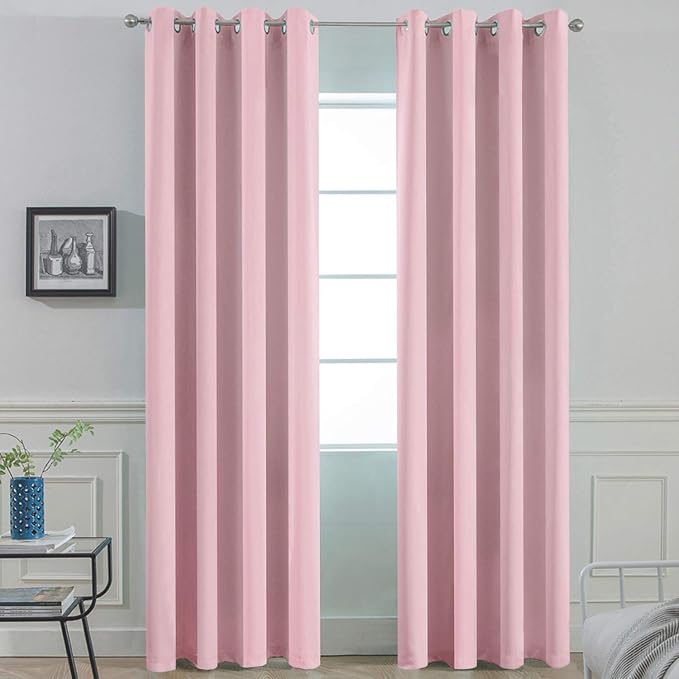 Yakamok Light Blocking Window Blackout Curtains Thermal Insulated Room by Yakamok