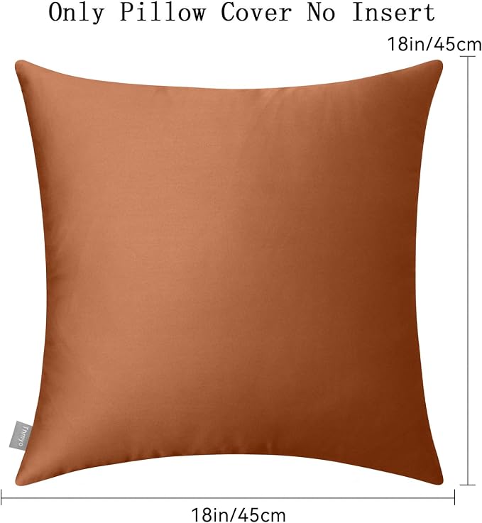 Thmyo 4-Pack 100% Cotton Comfortable Solid Decorative Throw Pillow Case - Image 6