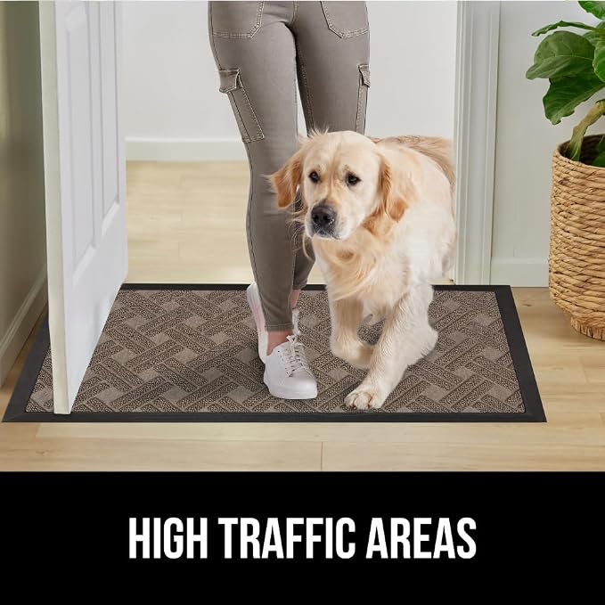 GORILLA GRIP 100% Waterproof All-Season WeatherMAX Doormat 35x23, US Designed - Image 7
