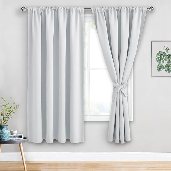 JIUZHEN Curtains for Bedroom by JIUZHEN
