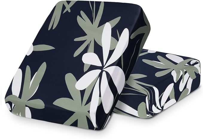 SearchI 2PC Printed Sofa Couch Cushion Covers Replacement Chair Cushion by SearchI