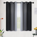 SimpleHome Ombre Room Darkening Curtains 45 inches Length by SimpleHome