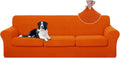 U-NICE HOME 4 Pieces Oversized Stretch Couch Cover Sofa Cover Washable Slipcover by U-NICEHOME
