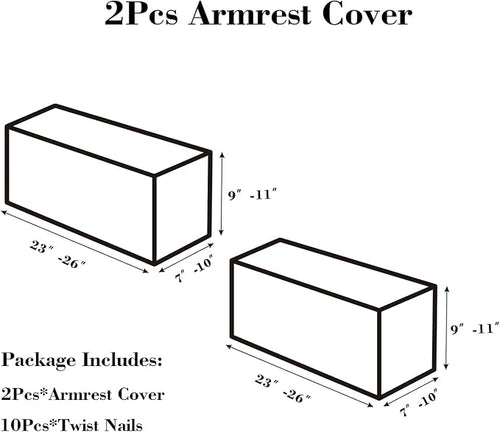 2Pcs Couch Arm Covers, Armrest Cover - Image 2