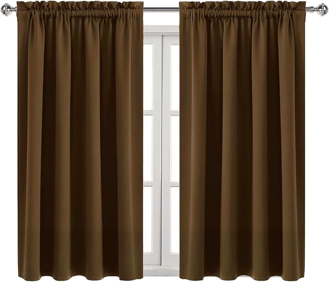 DWCN Blackout Curtains Room Darkening Thermal Insulated Bedroom Curtains Window - Image 9
