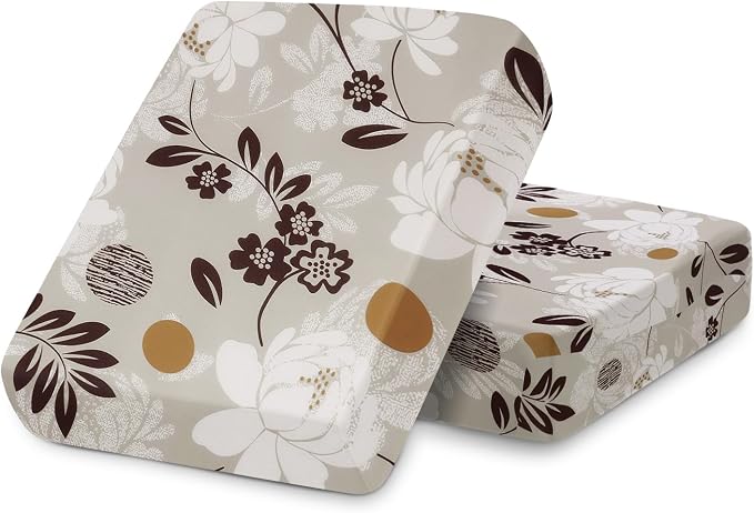 SearchI 2PC Printed Sofa Couch Cushion Covers Replacement Chair Cushion by SearchI