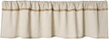 Cotton Linen Valance for Windows by Oindec