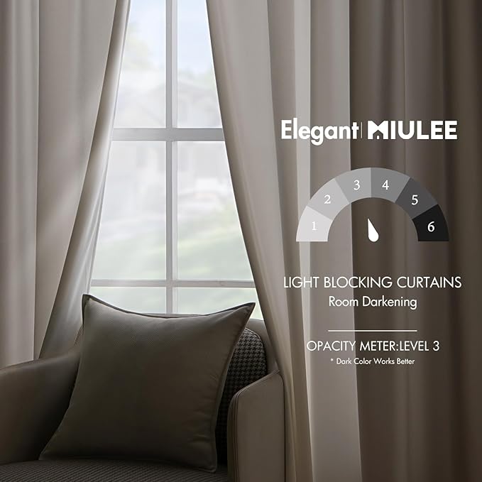 MIULEE Velvet Curtains 96 inches - Image 5