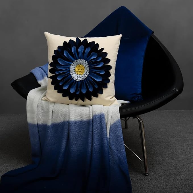 OiseauVoler 3D Sunflower Handmade Throw Pillow Cover Decorative Pillow Sham - Image 8