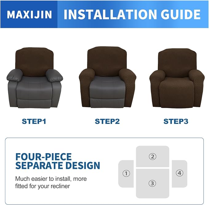 MAXIJIN Latest Recliner Slipcovers - Image 7