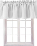 Hiasan Valance Curtains for Kitchen Rod Pocket Room Darkening Window Curtain by Hiasan