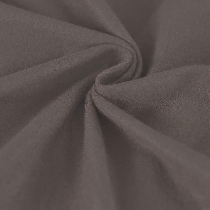 Easy-Going Oversized 3 Pieces Stretch Fleece Soft Loveseat Couch Cover - Image 5