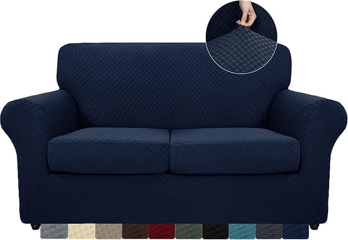 MAXIJIN 3 Piece Jacquard Couch Covers by MAXIJIN