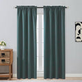 OVZME Dark Green Blackout Curtains by OVZME