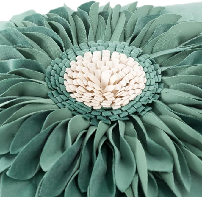 OiseauVoler 3D Sunflower Throw Pillow Cover Decorative Handmade Pillowcases - Image 3